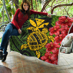 hawaii turtle hibiscus polynesian quilt d2484672