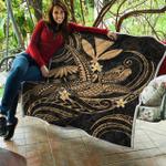 hawaii turtle polynesian nane style gold quilt d2484982