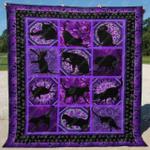heavenly black cats quilt blanket vd14 quilt d2416316