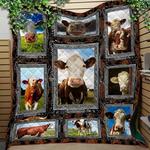 hereford cows like quilt blanket d2414306