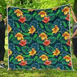 hibiscus monstera hawaii cl17100343mdq quilt blanket d2482936