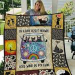 hippie cat car cla0810279q quilt blanket d2480117