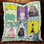 hippo cl22100258mdq quilt blanket d2480518
