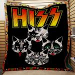 hiss cats kittens rock rockin funny quilt d2422020