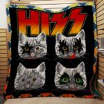 hiss funny cats kittens rock rockin quilt d2422023