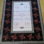 hockey field clm0910116 quilt blanket d2483789