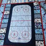 hockey field clm0910117 quilt blanket d2447717