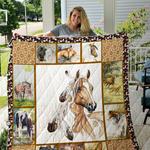 horse printed quilt blanket dhc1501603vt d2479913