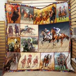 Horses Cl18100352Mdq Quilt Blanket