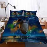 household products totoro theme 3pcs set digital printed bedding blue d2150626