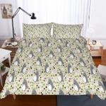 household products totoro theme digital printed bedding 3pcs set d2150625