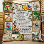 hummingbird i never left you quilt blanket d2448217
