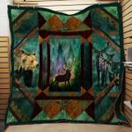 hunting cla1610727q quilt blanket d2478331