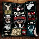 hunting dad cl2100258mdq quilt blanket d2478807