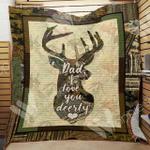 hunting dad quilt blanket dhc1102332td d2482297