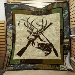 Hunting Fishing Lover Hur Quilt uq