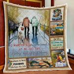 husband and wife fishing partner for life quilt blanket d2448647