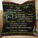 husband to wife together we are everything quilt blanket dhc04012077td d2446935