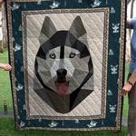 husky dog quilt d2423560