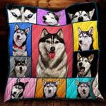 husky the colorful friends quilt blanket dhc0201201363td d2447194