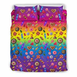 I Like Candy And Skulls Cla19101681Bs Gothic Room Decoration With Home Bed Fitted Bedding Sheet Set Gift For Halloween Season