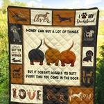 i love dachshund dd06100186cl quilt blanket d2414381