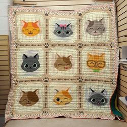 I Love My Cats Quilt