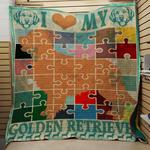 i love my golden retriever quilt d2423584