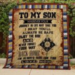 i love my son quilt blanket v2 d2451454