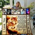 i love you the most wolves quilt blanket d2418564