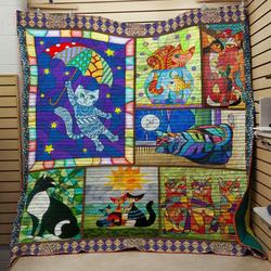 I Need Your Heat Cat Quilt
