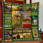 i served i sacrificed i regret nothing im not a hero but im proud to be a vietnam veteran quilt 0