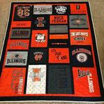illinois fighting illini quilt blanket pt27 quilt d2417318