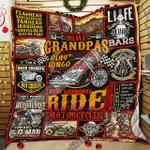 im a biker grandpa quilt d2421416