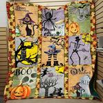 im just here for the halloween black cat kl2409120cl quilt blanket d2414264
