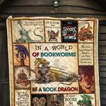 in a world of bookworms be a book dragon full over printed quilt maria d2420984