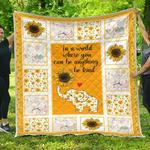 in a world where you can be anything be kind quilt quilt d2419522