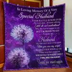 in loving memory of a very special husband quilt blanket d2448733