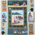 indian dancers clm040725 quilt blanket d2478305