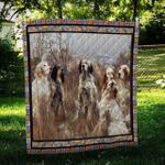 irish red and white setter friend quilt blanket dhc09122039dd d2446481