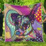 jack russell terrier premium quilt dean russo art d2484045