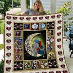 jack skellington and sally love moon and back quilt quilt d2420020