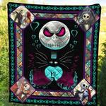 jack skellington cool nightmare before christmas quilt blanket w130806 d2449040