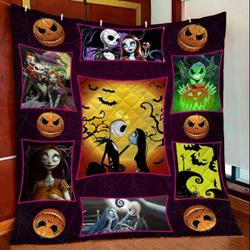 Jack Skellington Nightmare Before Christmas Halloween Quilt Blanket W130805