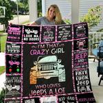 jeep girl black quilt blanket 09 d2453348