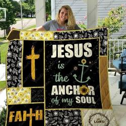 Jesus Anchor Clh1610021Q Quilt Blanket