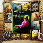 jesus christ where you go i will go and where you stay i will stay quilt blanket d2448691