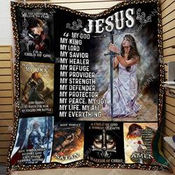 Jesus Is My Everything Knight Templar Quilt Blanket Hqt-Qvk000139  Quilt