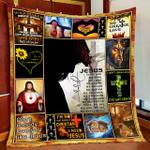 jesus no greater love quilt blanket d2448406