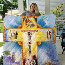 Jesus S Life Quilt Blanket
